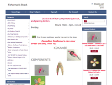 Tablet Screenshot of fishermanshack.net